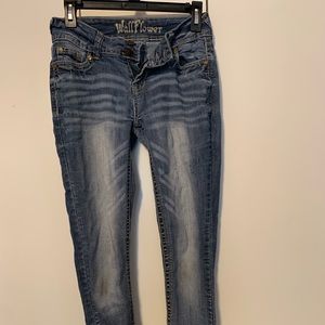 Washed look stretch jean